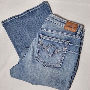 Shyanne Life Womens Bootcut Flare Jeans Medium Wash Blue Denim Size 34‎